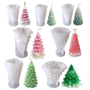 Silicone Candle Moulds Christmas Tree